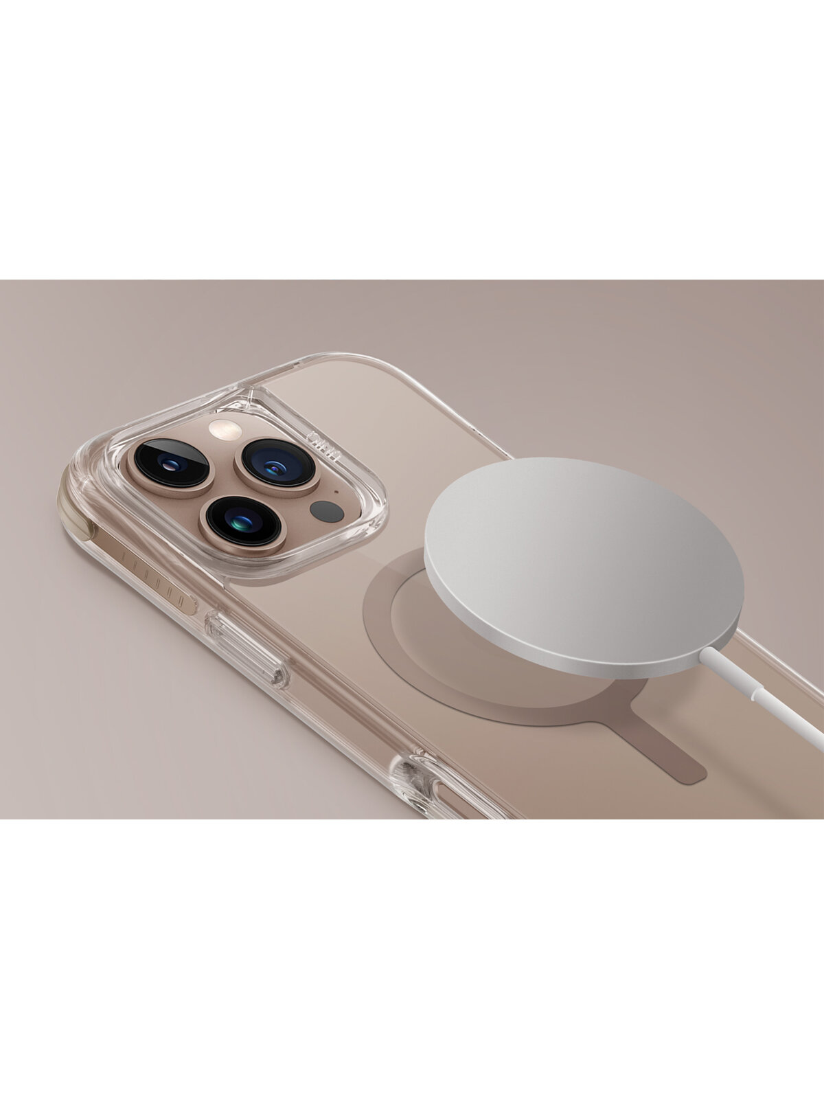 Uniq для iPhone 16 Pro чехол Combat Taupe Gold (MagSafe) — фото 1
