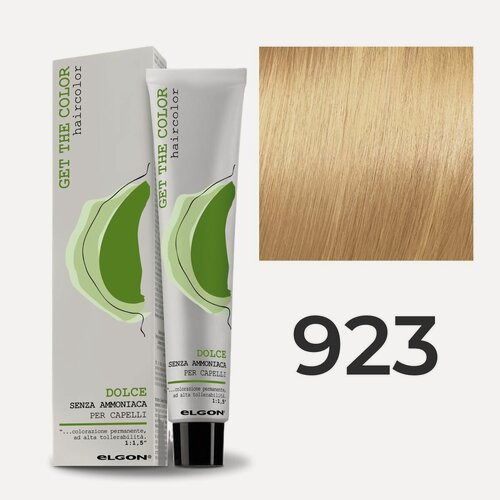 Изображение товара Крем - краска для волос профессиональная Elgon Get the Color Dolce 923 Тонер Золотисто-бежевый 100 мл