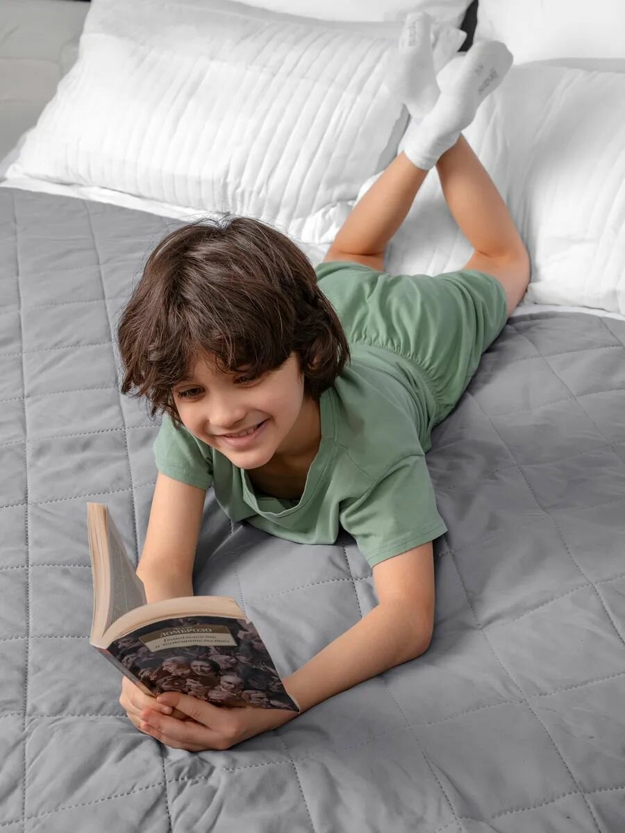 Покрывало на кровать, диван 180х200 см HILLSON — фото 1