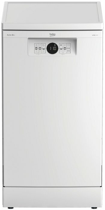 Посудомоечная машина BEKO BDFS 26130 WA, узкая, 45 см, 10 комплектов, белый