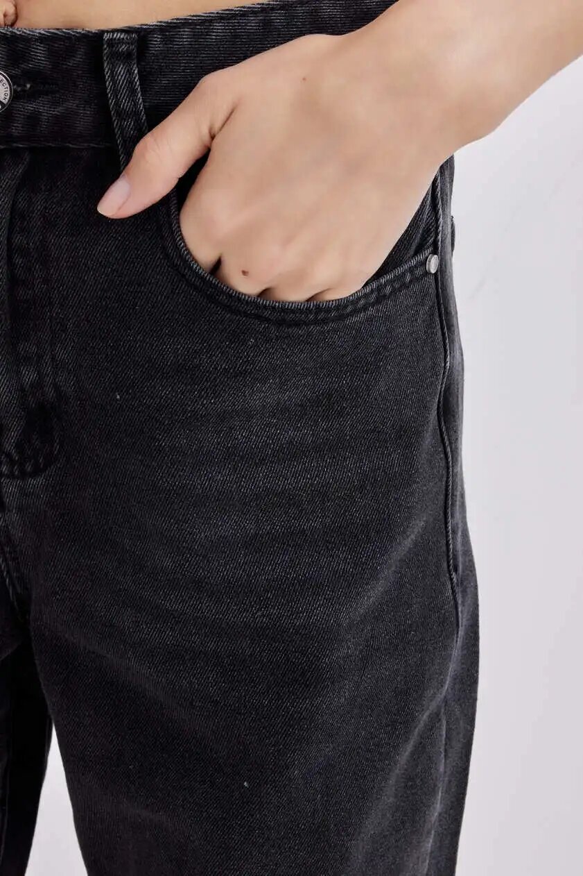 Джинсы Selfie, размер 29, черный — фото 1
