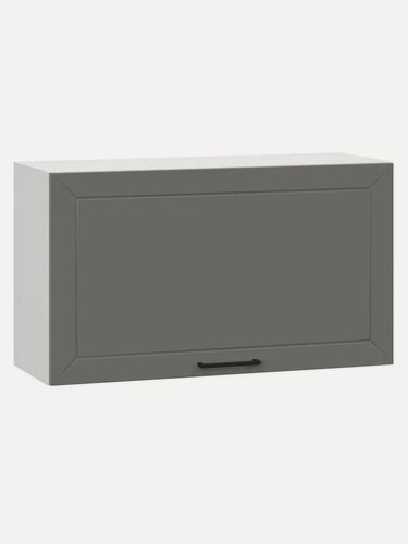 Изображение товара Кухонный модуль навесной, шкаф Сектор с полками, 80х29.6х45.6 см, Белый / Грей