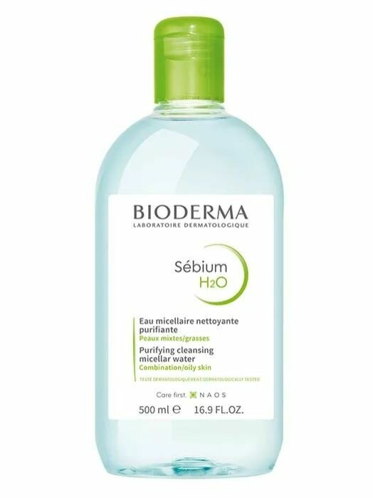 Биодерма Себиум Bioderma Sebium H2O Мицеллярная вода флакон 500 мл