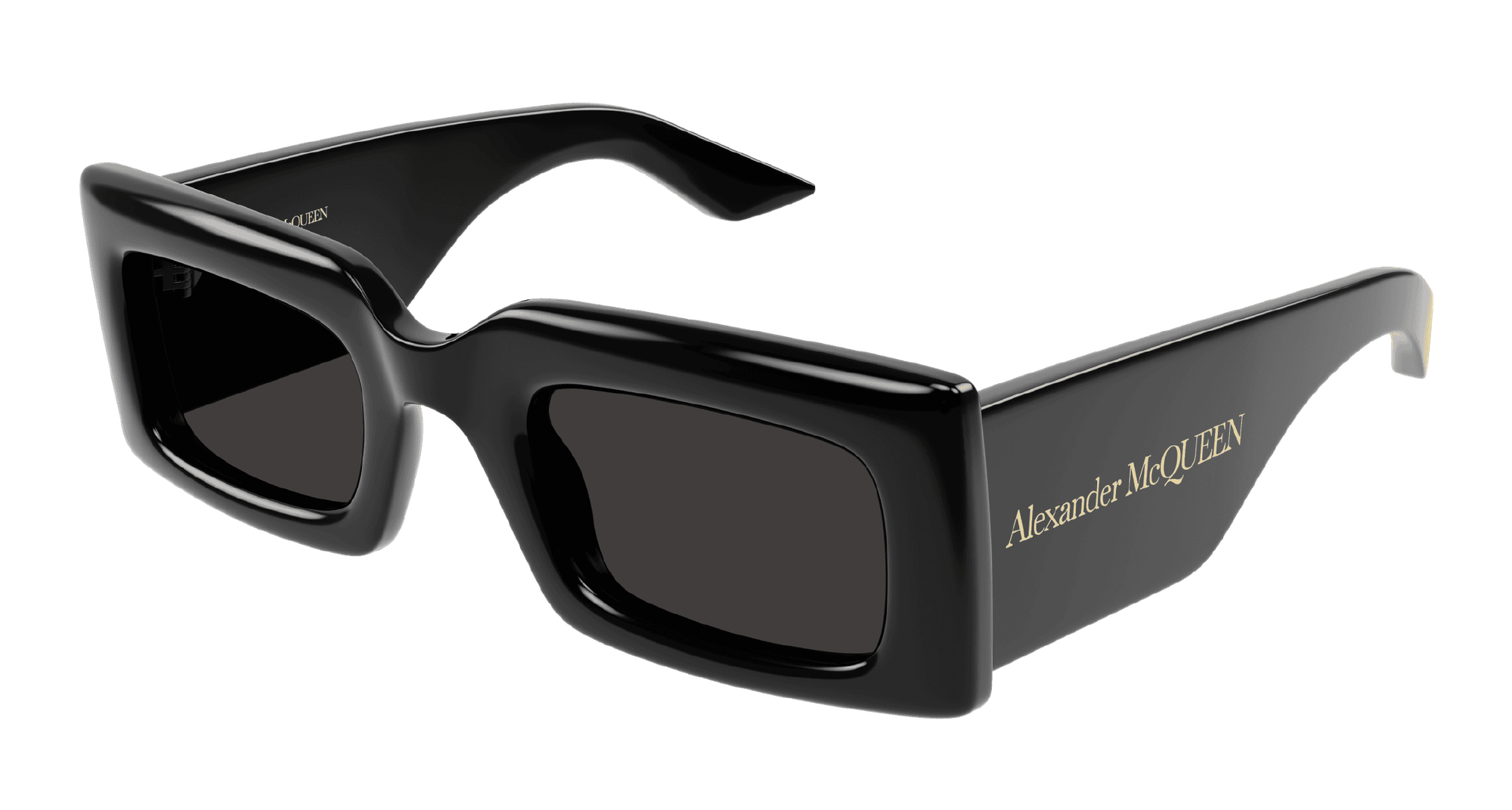 Солнцезащитные очки Alexander McQueen, черный
