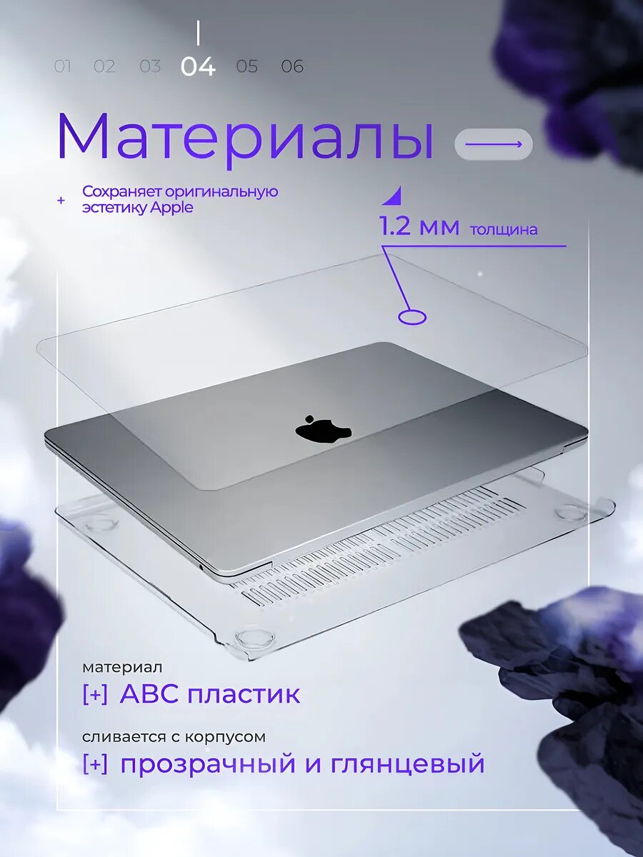 Чехол на Macbook Air 13 M2 A2681 M3 A3113 M4 A3240 — фото 1