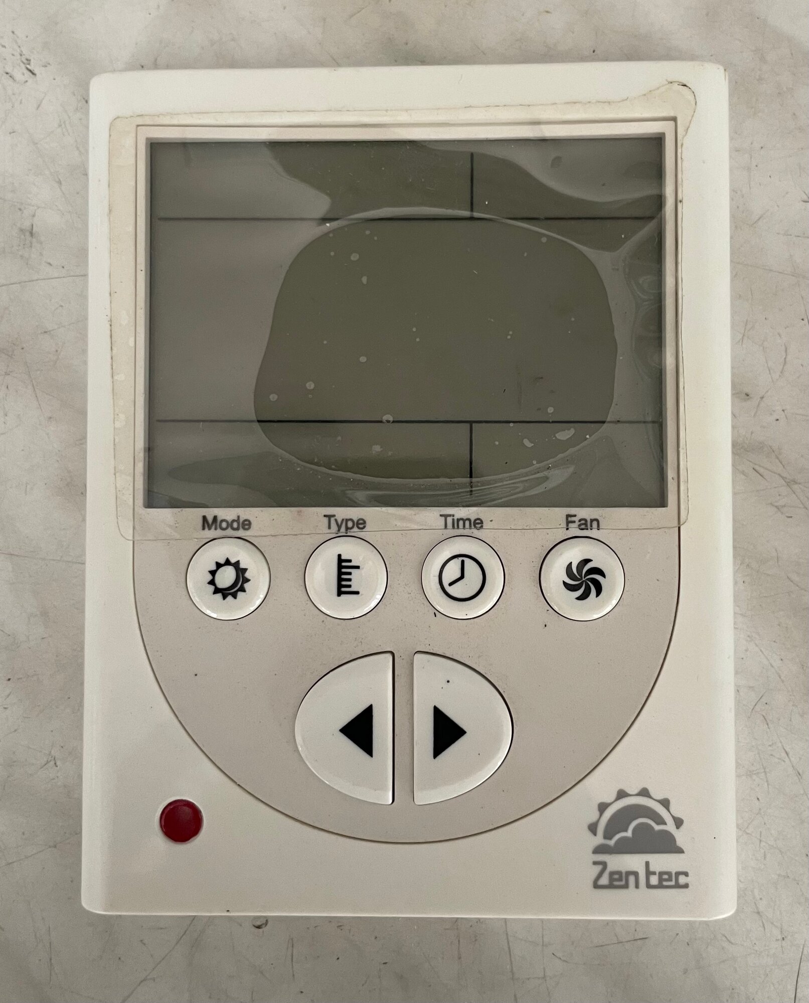 Панель управления вентиляцией zentec zl-u81-01b