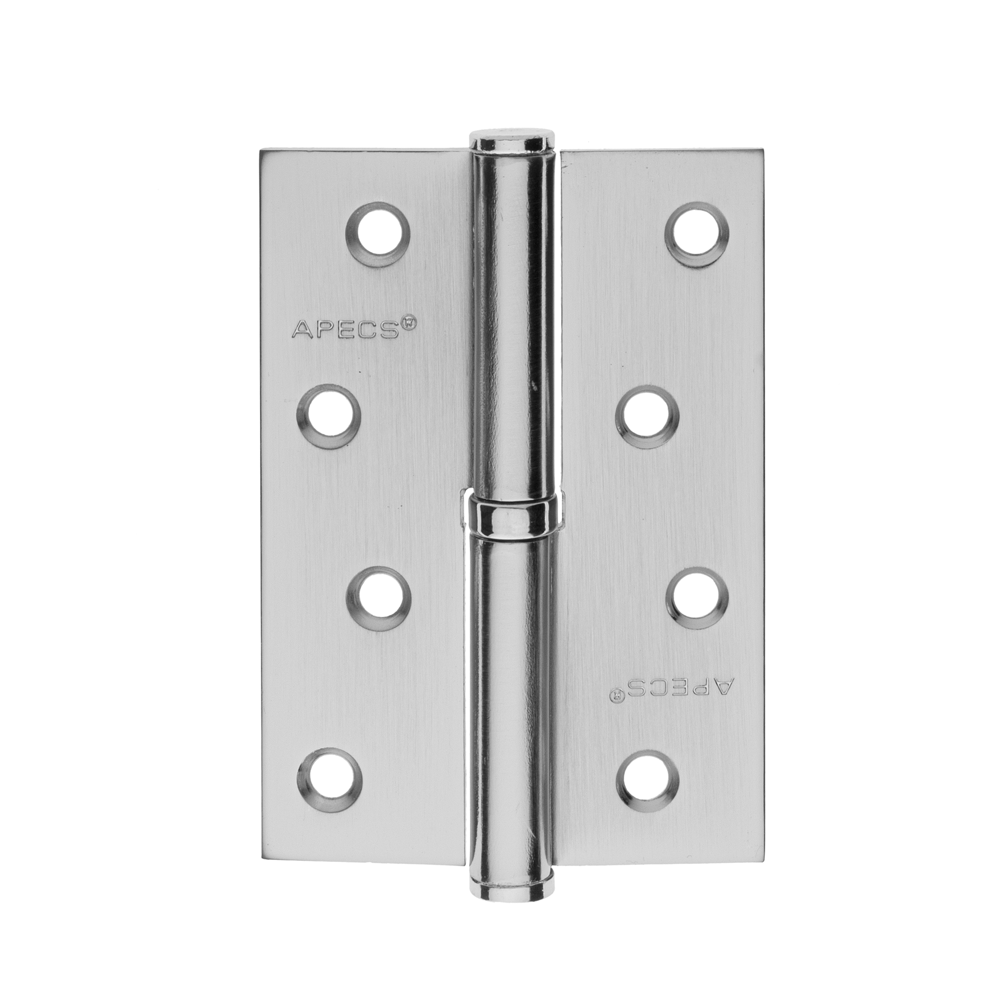 Петля врезная Apecs 100*70-B-Steel-CRM-L, матовый хром, левая, 1шт.