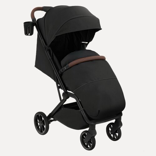 Изображение товара Коляска прогулочная, комплект москитная сетка и подстаканник Pituso Ice черная