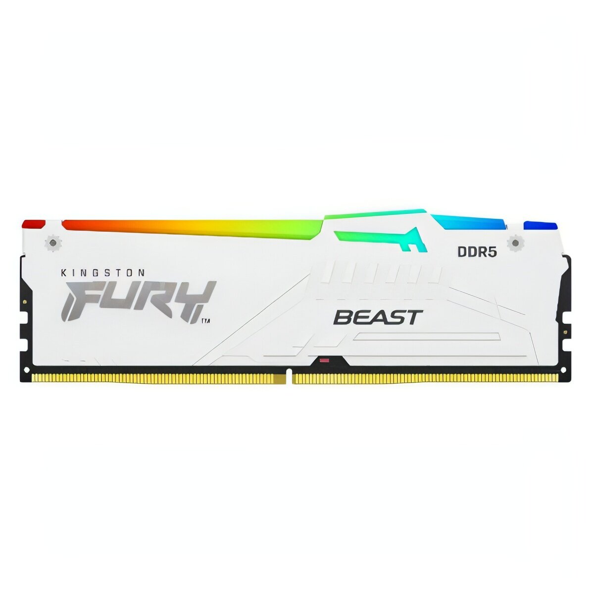 Оперативная память Kingston 16GB DDR5 FURY Beast White RGB XMP (F560C30BWA-16)