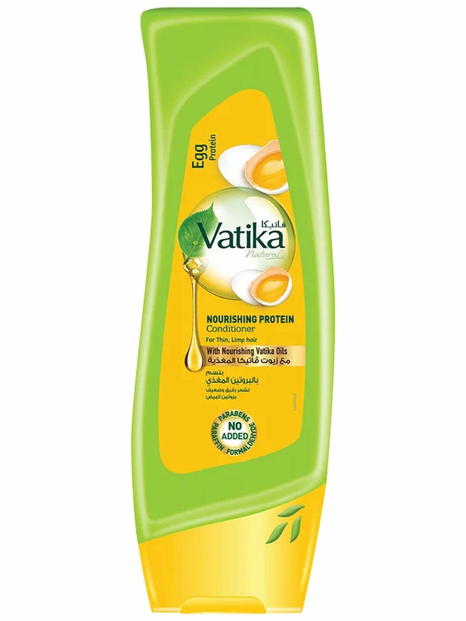 Кондиционер для волос Dabur Vatika Egg Protein с яичным протеином для объёма и питания тонких волос, 400 мл