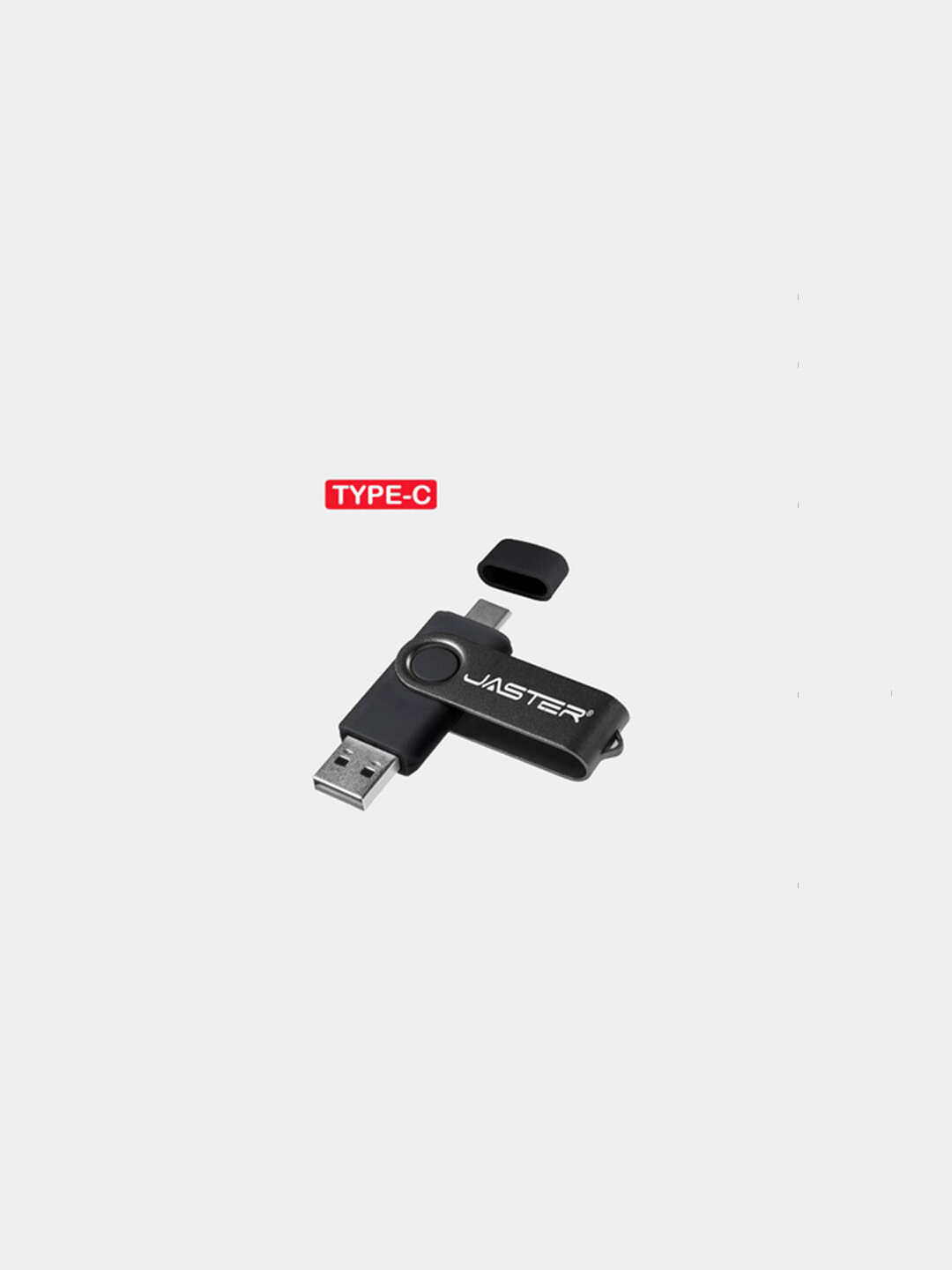 Флеш накопитель Jaster 2в1 32Gb USB+ type С для комьютеров и телефонов — фото 1