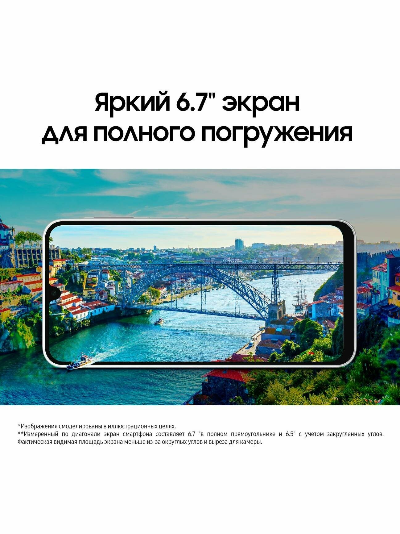 Смартфон Samsung Galaxy A16 4/128GB, серебряный — фото 1