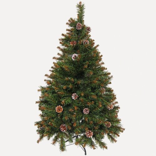 Изображение товара Елка искусственная 'Лесное очарование' 120см, ПВХ, шишки, 348 веток