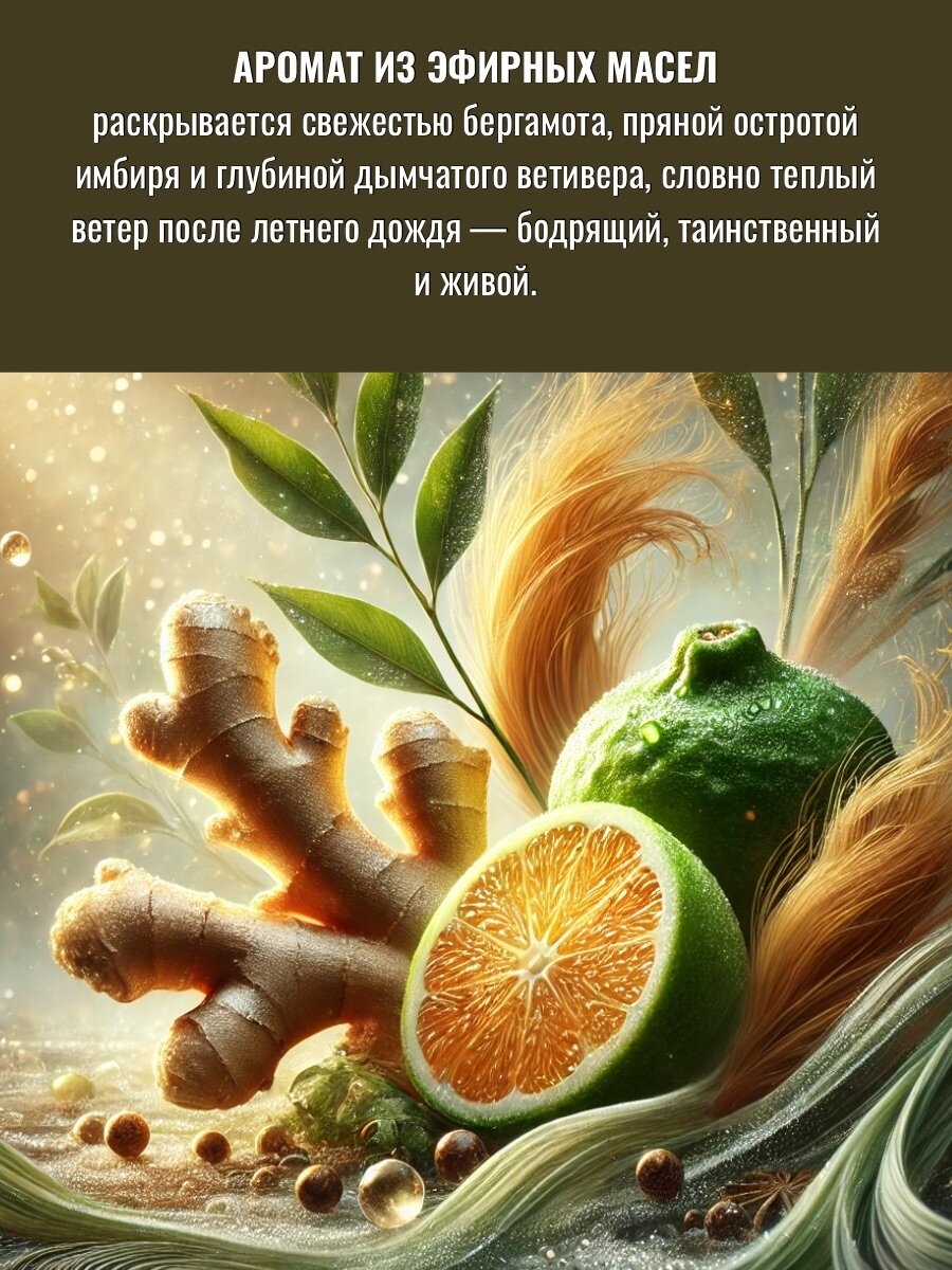 Бальзам для бороды и усов Barbaro Vetiveria odorata натуральный, 26г — фото 1