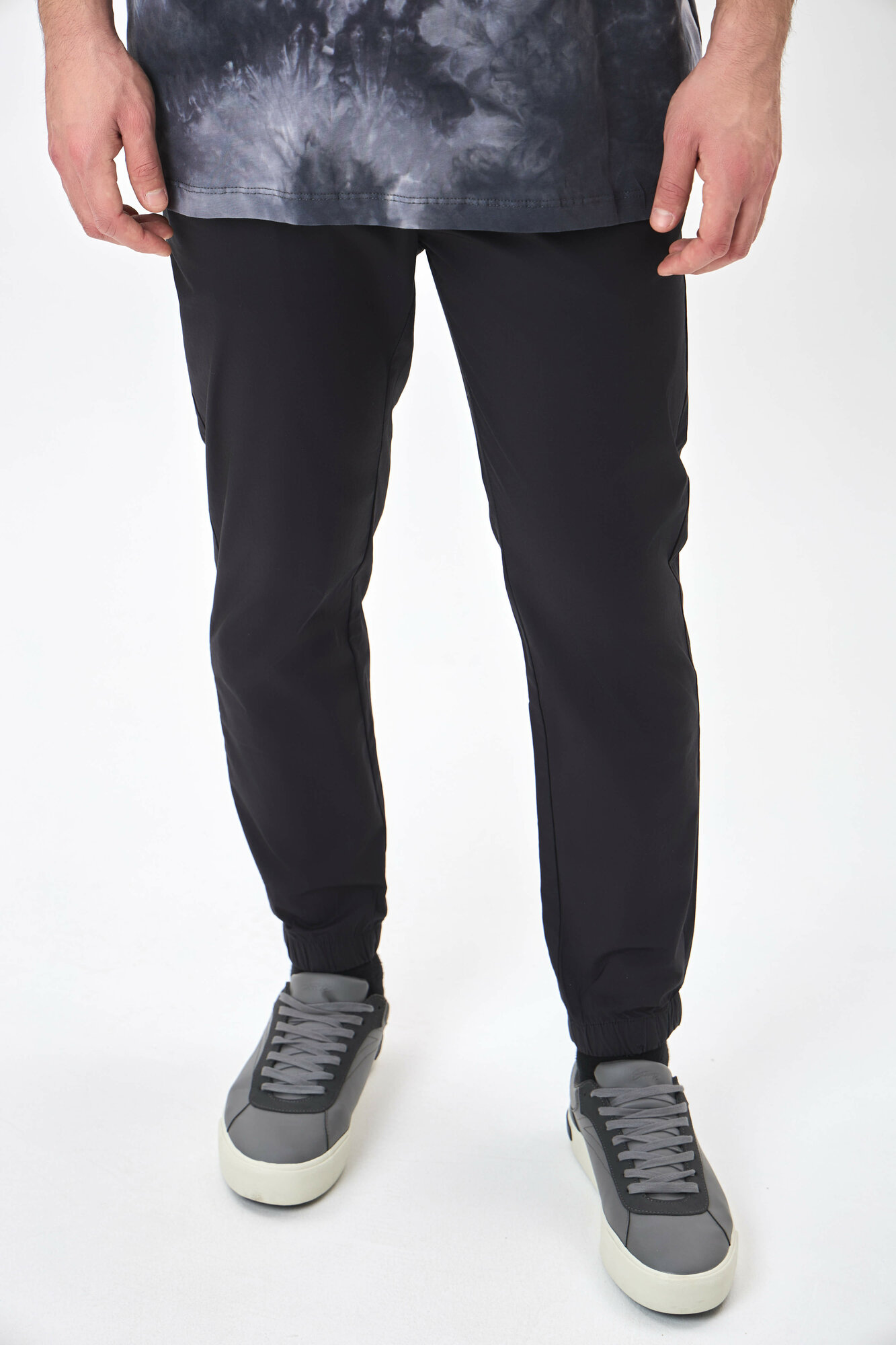Брюки джоггеры TERRA PRO, размер 29, black
