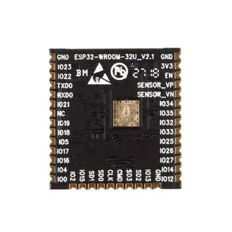 ESP32-WROOM-32U Модуль WiFi Bluetooth, ESP32-WROOM-32U-N4 — фото 1