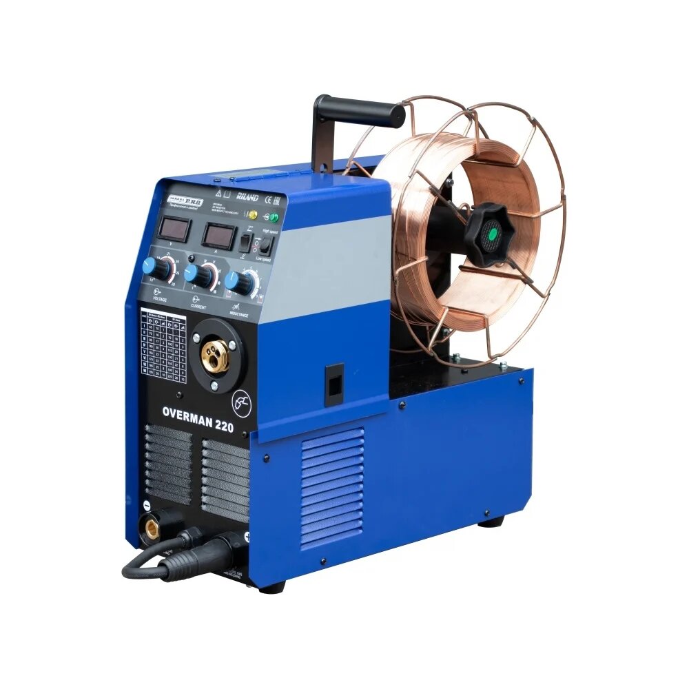 Aurora Инверторный сварочный аппарат полуавтомат OVERMAN 220 Mosfet 36183