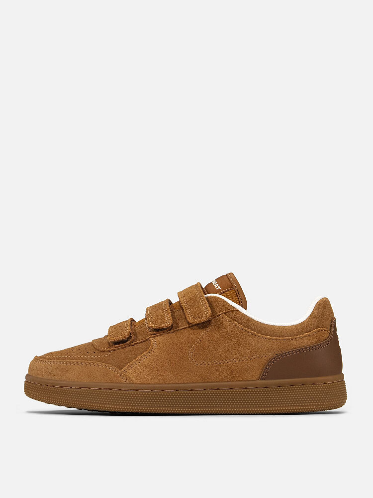 Кроссовки STREET BEAT Court Velcro Strap, полнота 6 (RU)/ на среднюю стопу, размер 39, коричневый