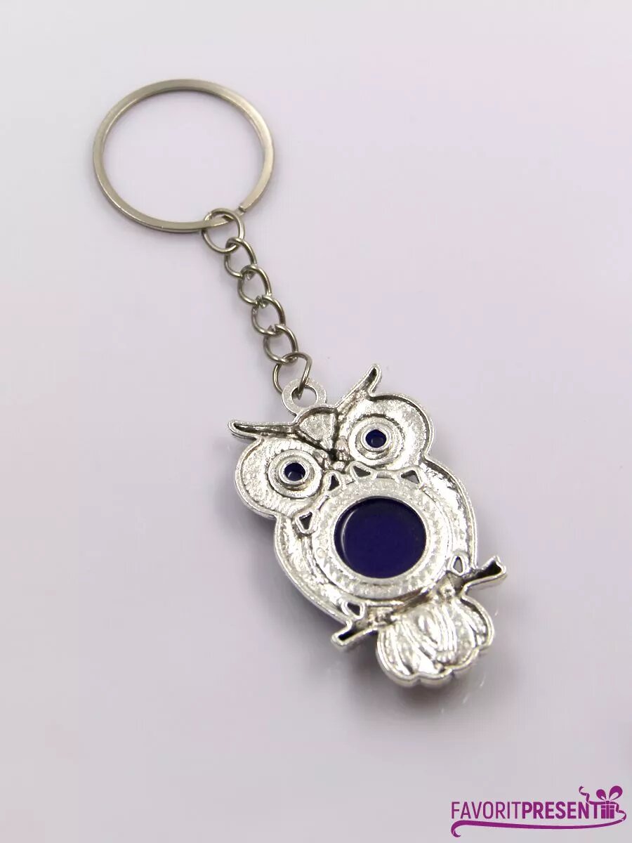 Брелок FAVORITPRESENT, серый, черный, синий, белый — фото 1