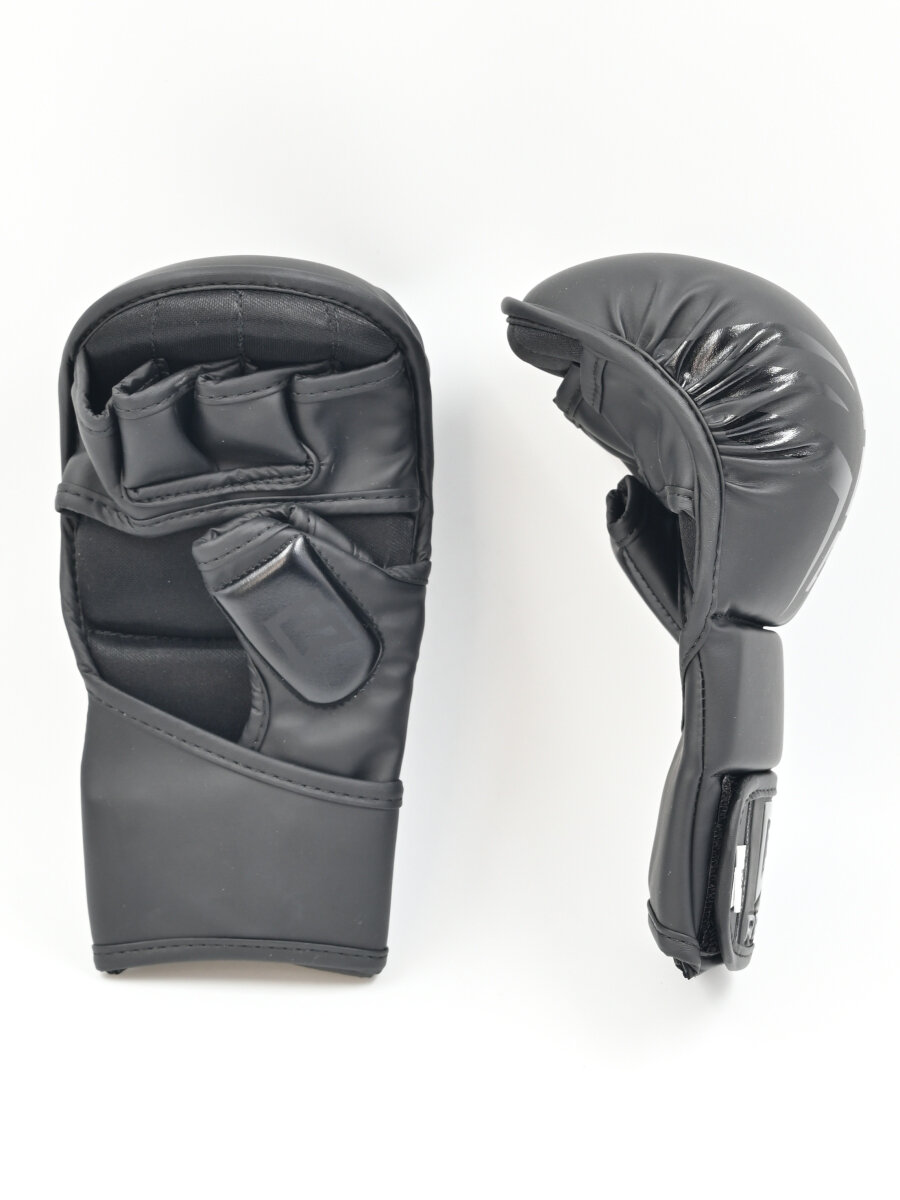 Перчатки для ММА RagE Fight Gear черные искусственная кожа XL