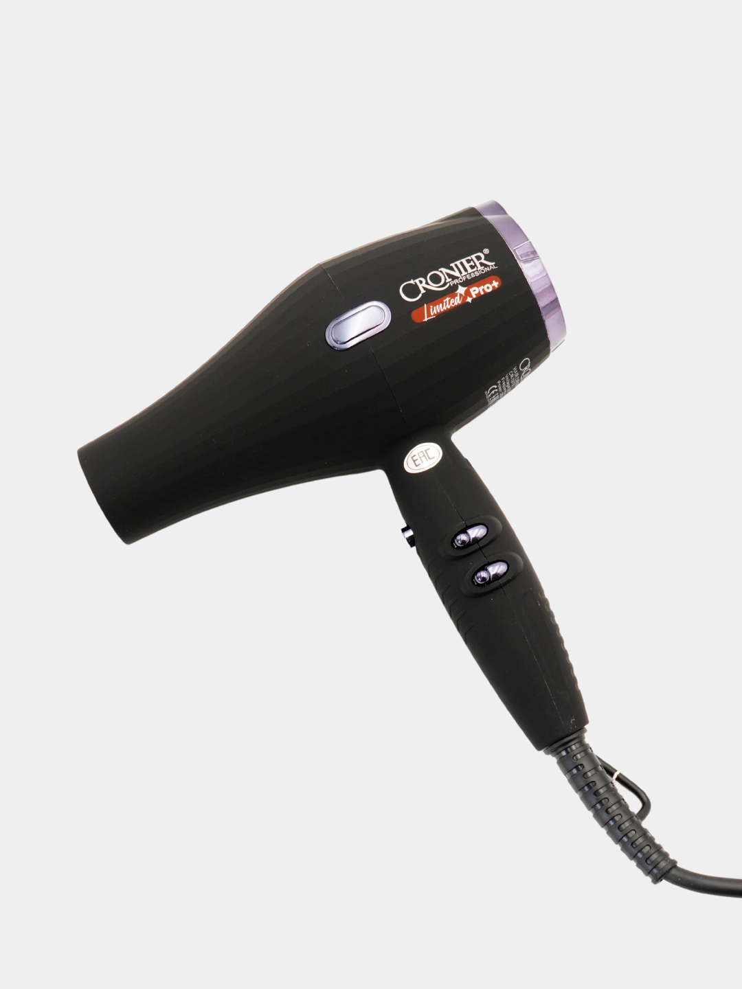Фен CRONIER Ceramic Ion Technology, с насадками, для укладки волос, 2 температуры, 2400 Вт — фото 1