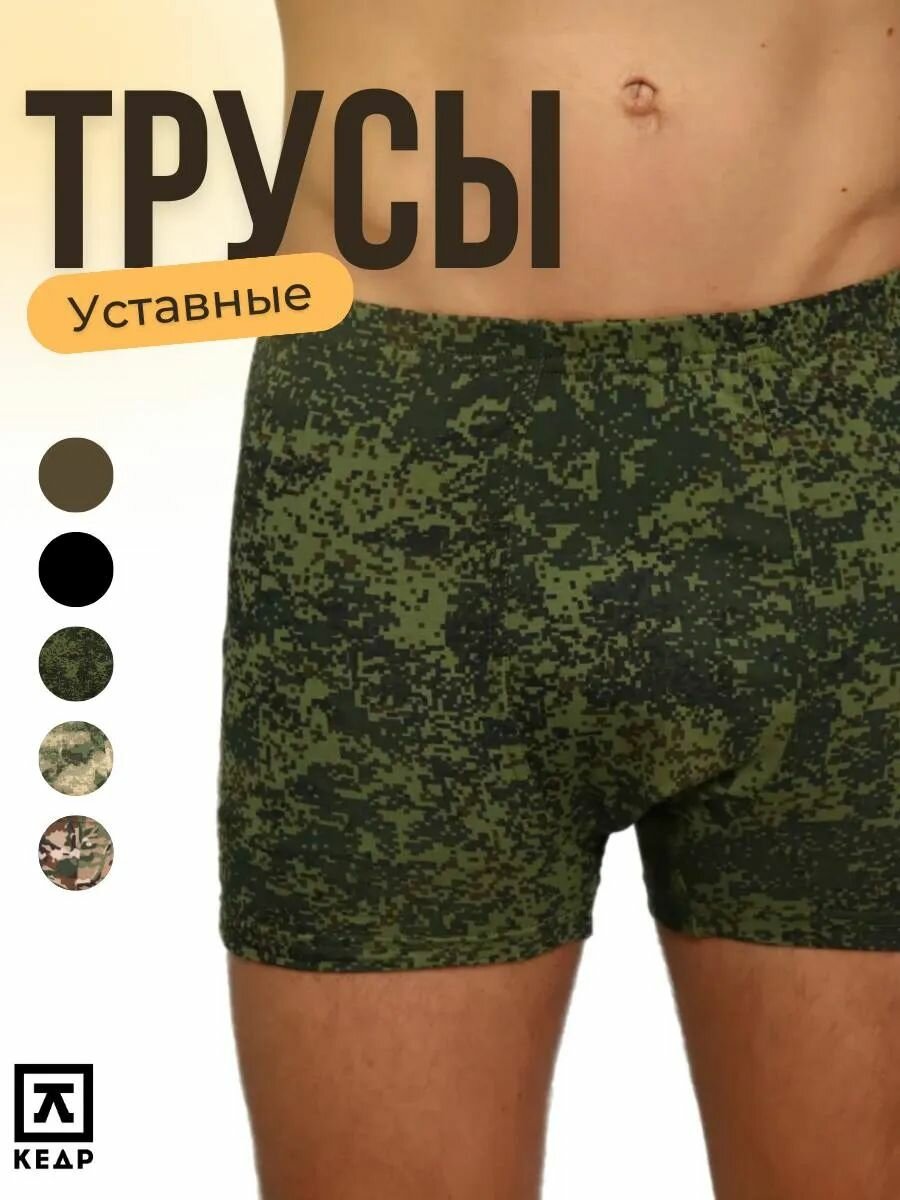 Трусы , размер 48, зеленый