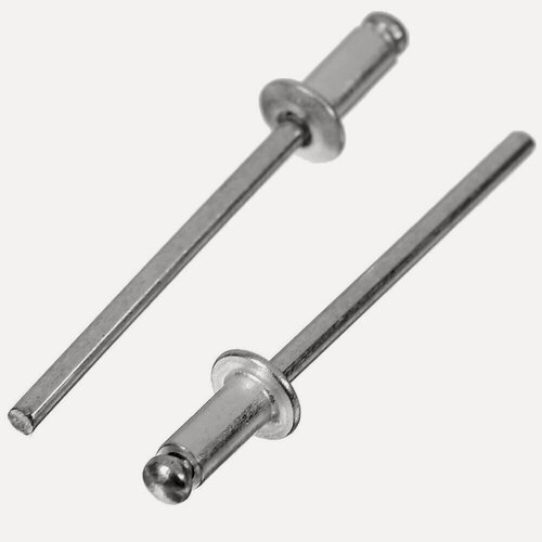 Изображение товара Заклепки вытяжные 3,2х6, алюминий/сталь, 1000 штук