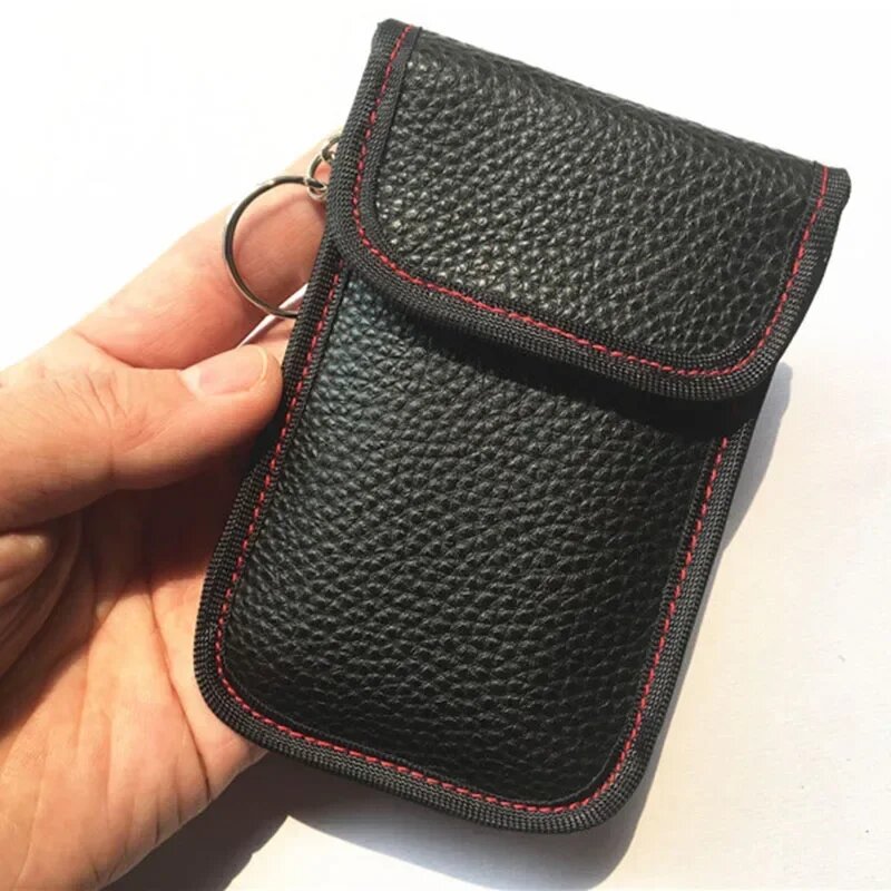 1x автомобильный противоугонный автомобильный брелок для ключей RFID-блокировщик сигнала Фарадея сумка для блокировки сигнала кошельки для ключей аксессуары для салона автомобиля