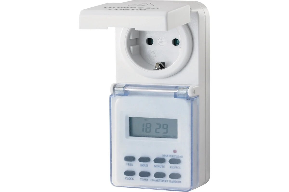 Цифровой недельный таймер Electraline IP44 59506