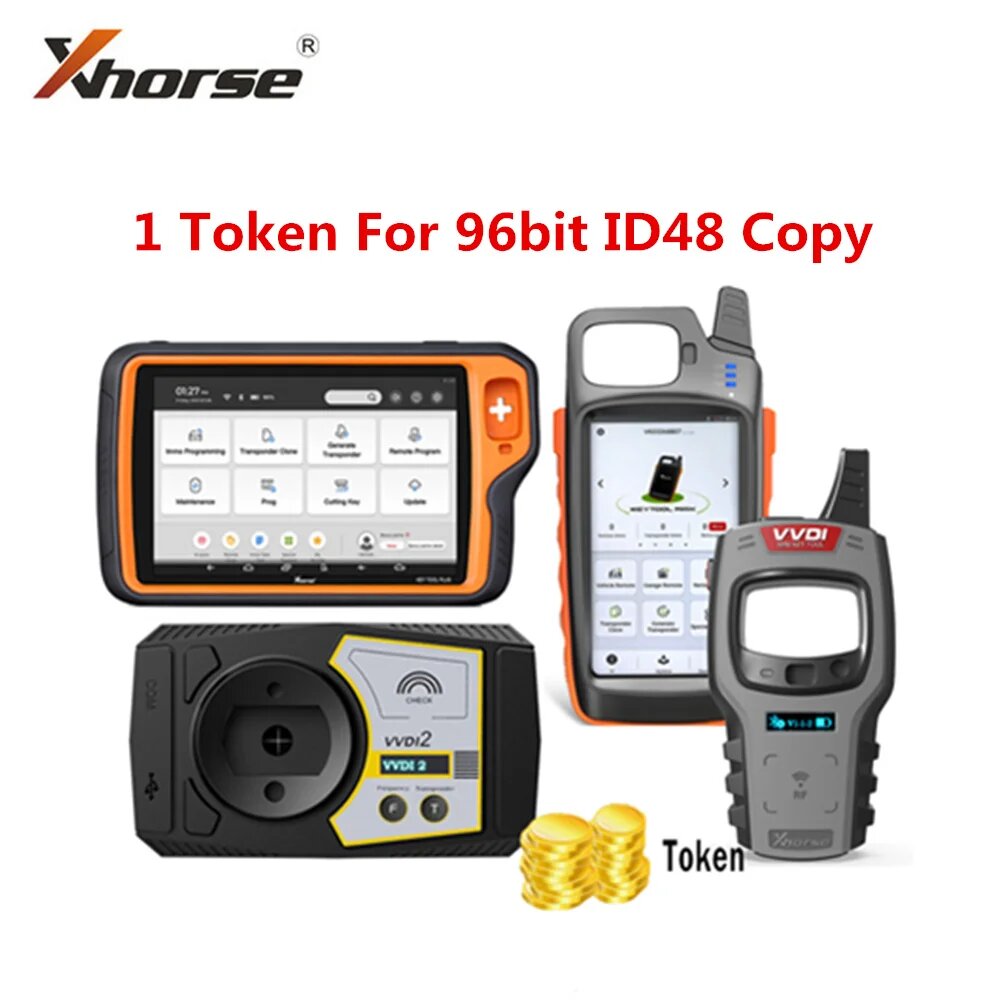 1 токенная копия 48 и ID48 96 бит для Xhorse VVDI2/ключевой инструмент Plus/мини VVDI ключевой инструмент/ключевой инструмент Max