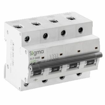 Автоматический выключатель SIGMA ELEKTRIK 4P C 125A 6kA