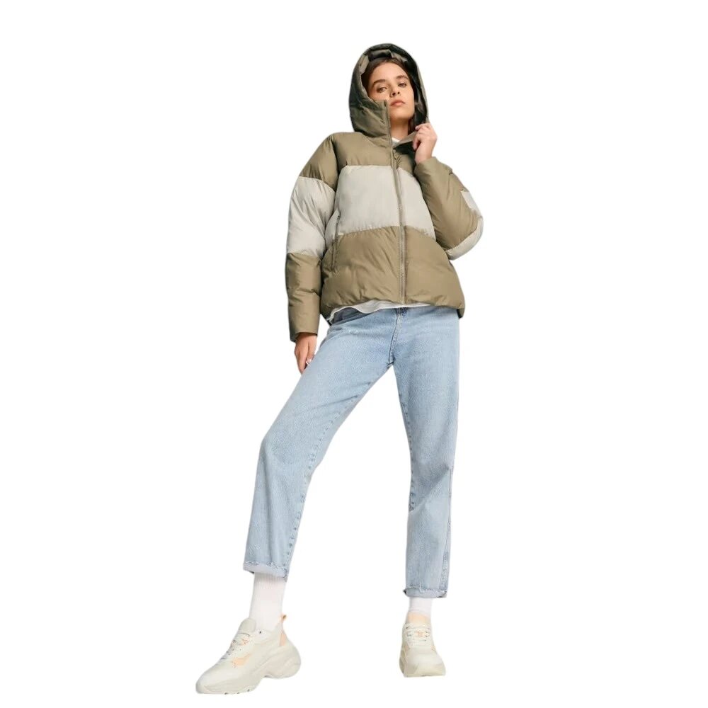 Куртка PUMA, размер L, бежевый — фото 1