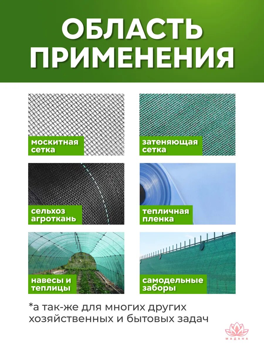 Клипса для сетки "Люверс" / Клипсы для затеняющей сетки 20 шт — фото 1