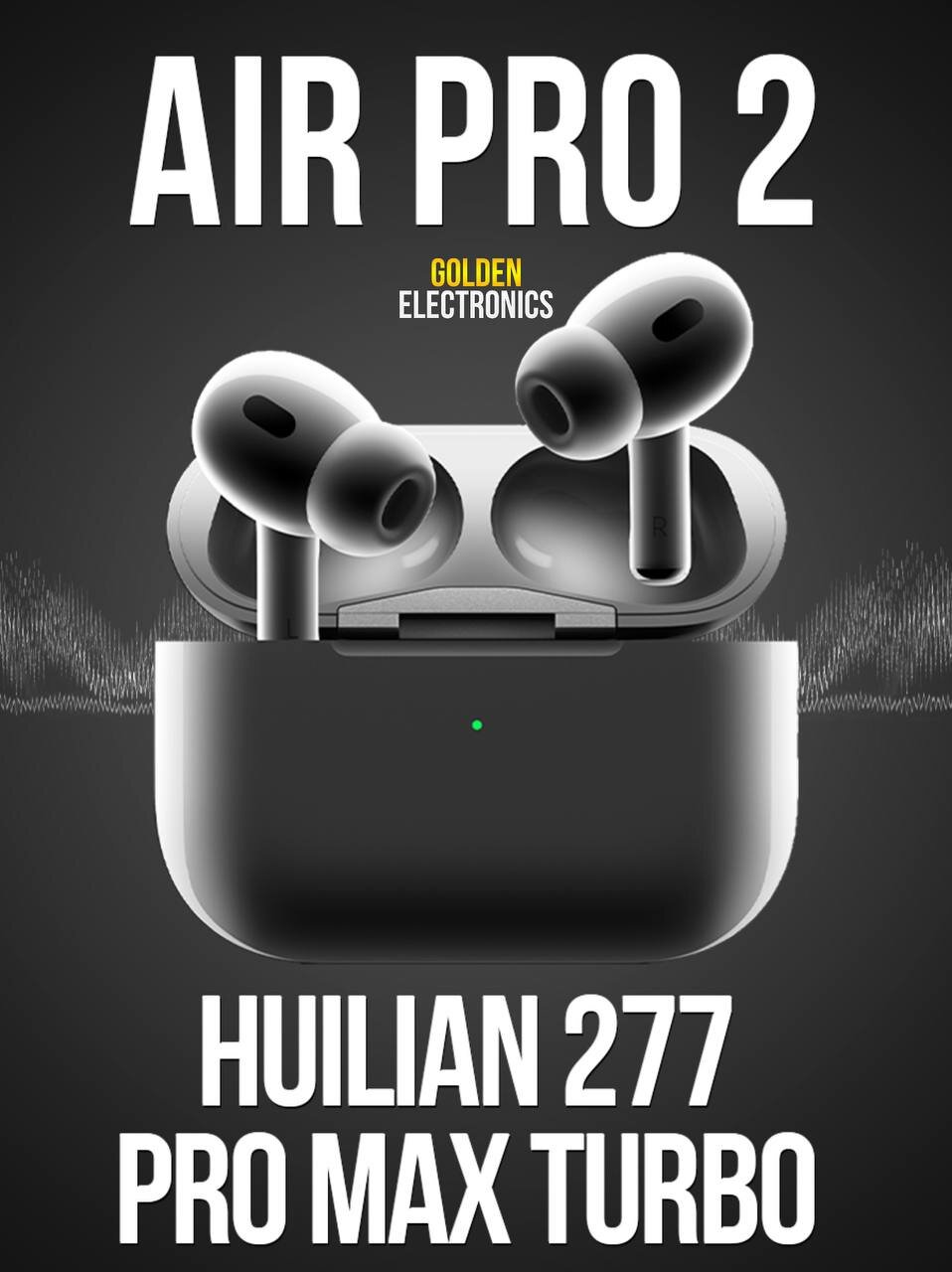 Беспроводные наушники AirPod Pro 2 Huilian 277 PRO MAX H2S Turbo для iOS и Android
