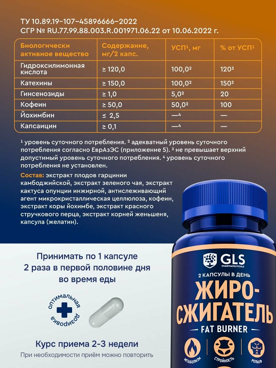 Картинки Жиросжигатель для похудения Fat Burner, бад для снижения веса / спортивные витамины для женщин и мужчинs, 60 капсул