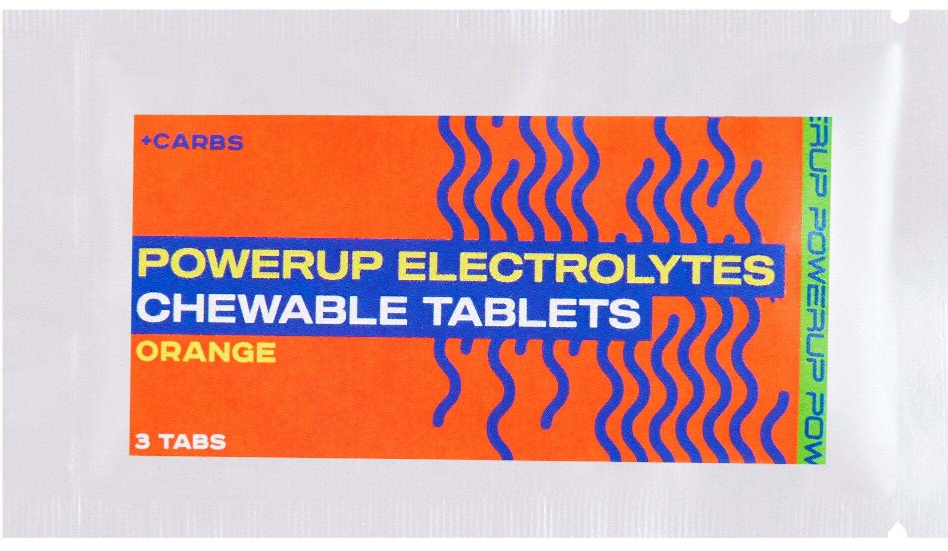 Солевые таблетки Powerup Electrolytes Chewable Tablets 3 таблетки, Апельсин — фото 1