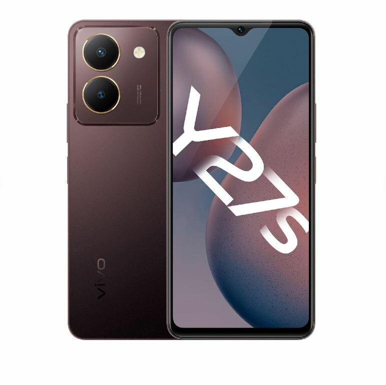 6,64" Смартфон Vivo Y27s 8/256 ГБ (V2322) 2023, бордовый
