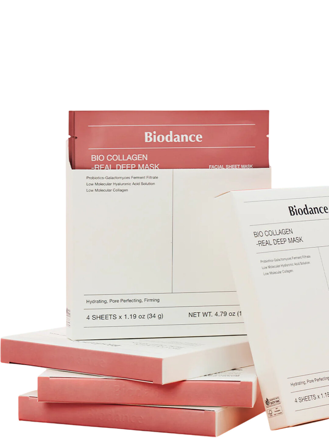 Ночная гидрогелевая маска с коллагеном Biodance Bio-Collagen Real Deep Mask, 4 шт