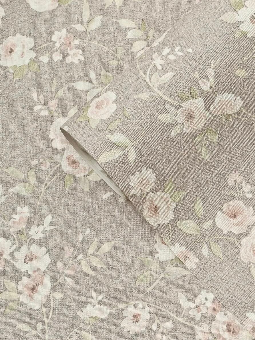 Обои флизелиновые Marvig Provance виниловые метровые (горячее тиснение моющиеся) 1.06м х 10.05м цветы 00102392