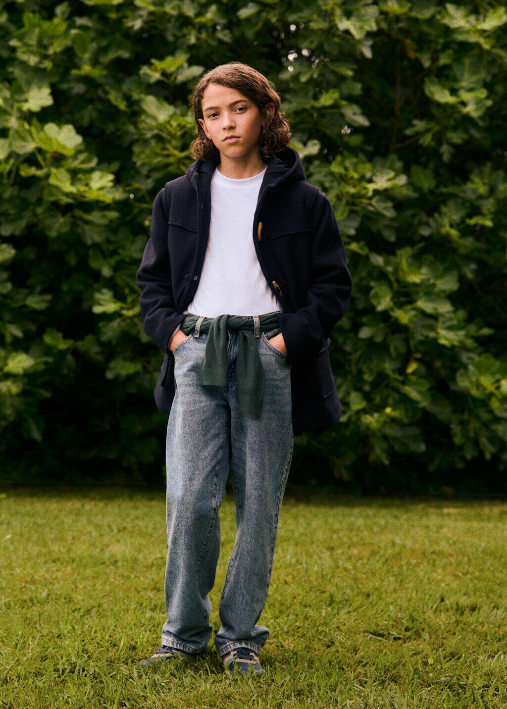 Пальто MANGO TOBY размер 10 синий