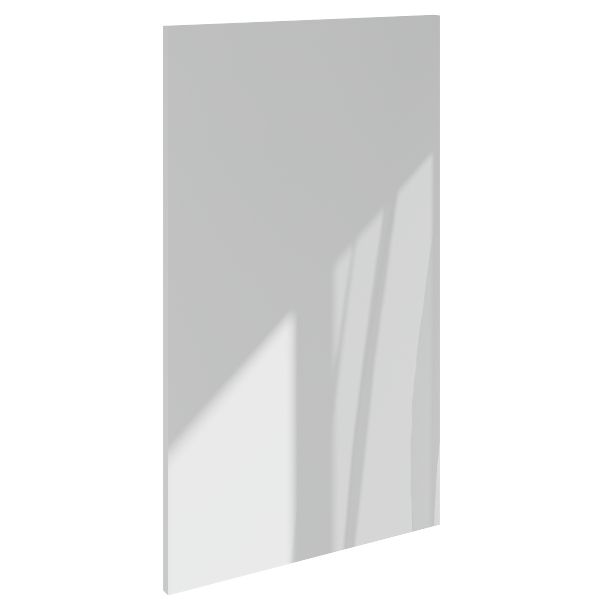 Фасад для кухонного шкафа Аша 44.7x76.5 см Delinia ID ЛДСП цвет серебро