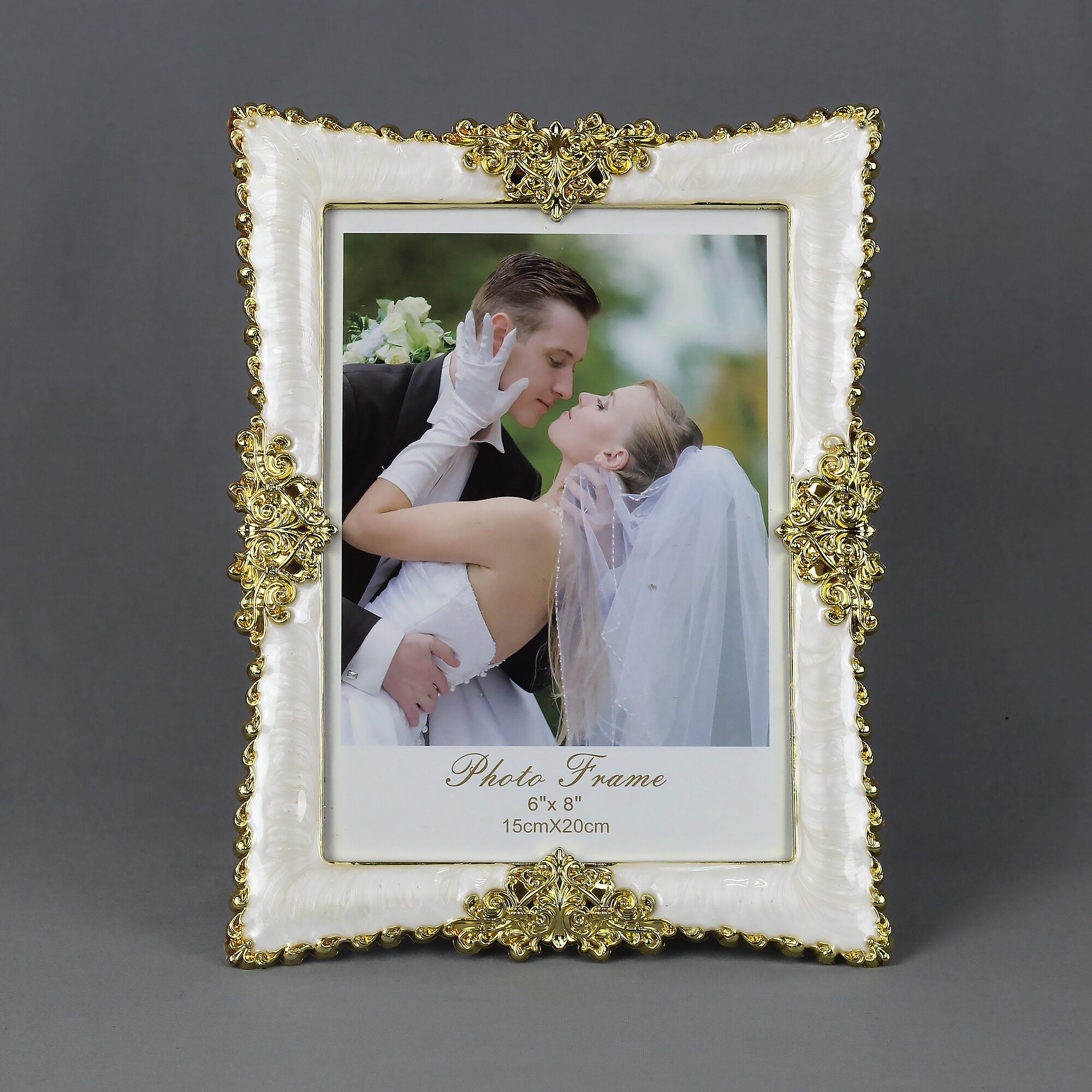 Арт НН Фоторамка глазурь 15х20 см золото