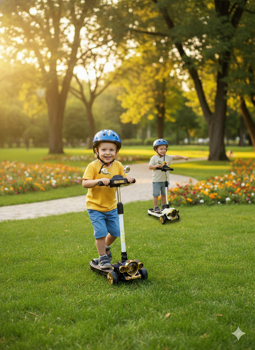 Детский самокат, трехколесный самокат, самокат для детей, самокат