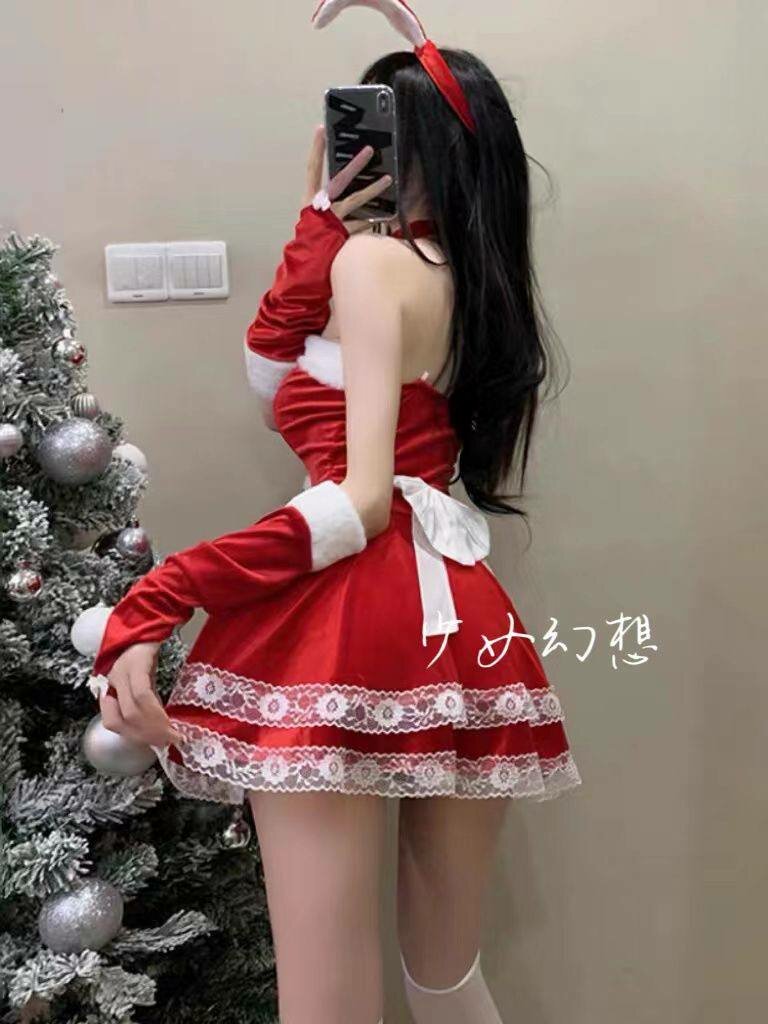 Комплект нижнего белья, размер 42-50, белый/красный — фото 1