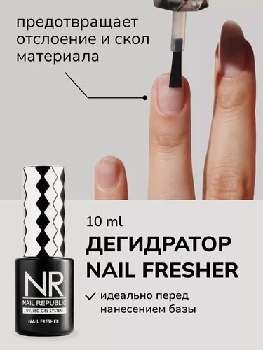 Изображение товара Дегидратор Nail Republic "NAIL FRESHER", для маникюра, 10 мл
