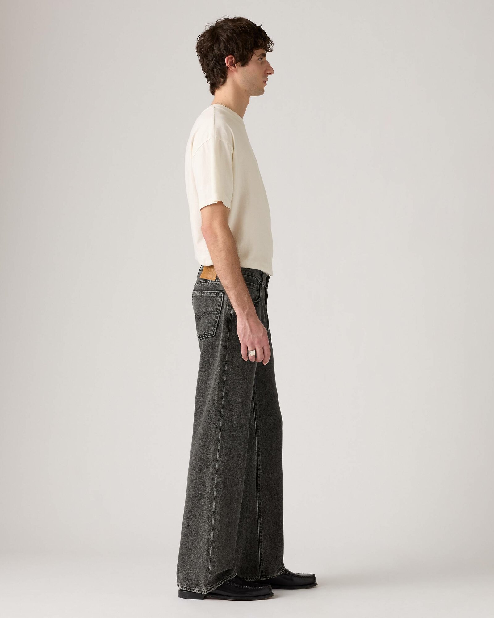 Джинсы широкие Levi's, размер 33/32, серый — фото 1