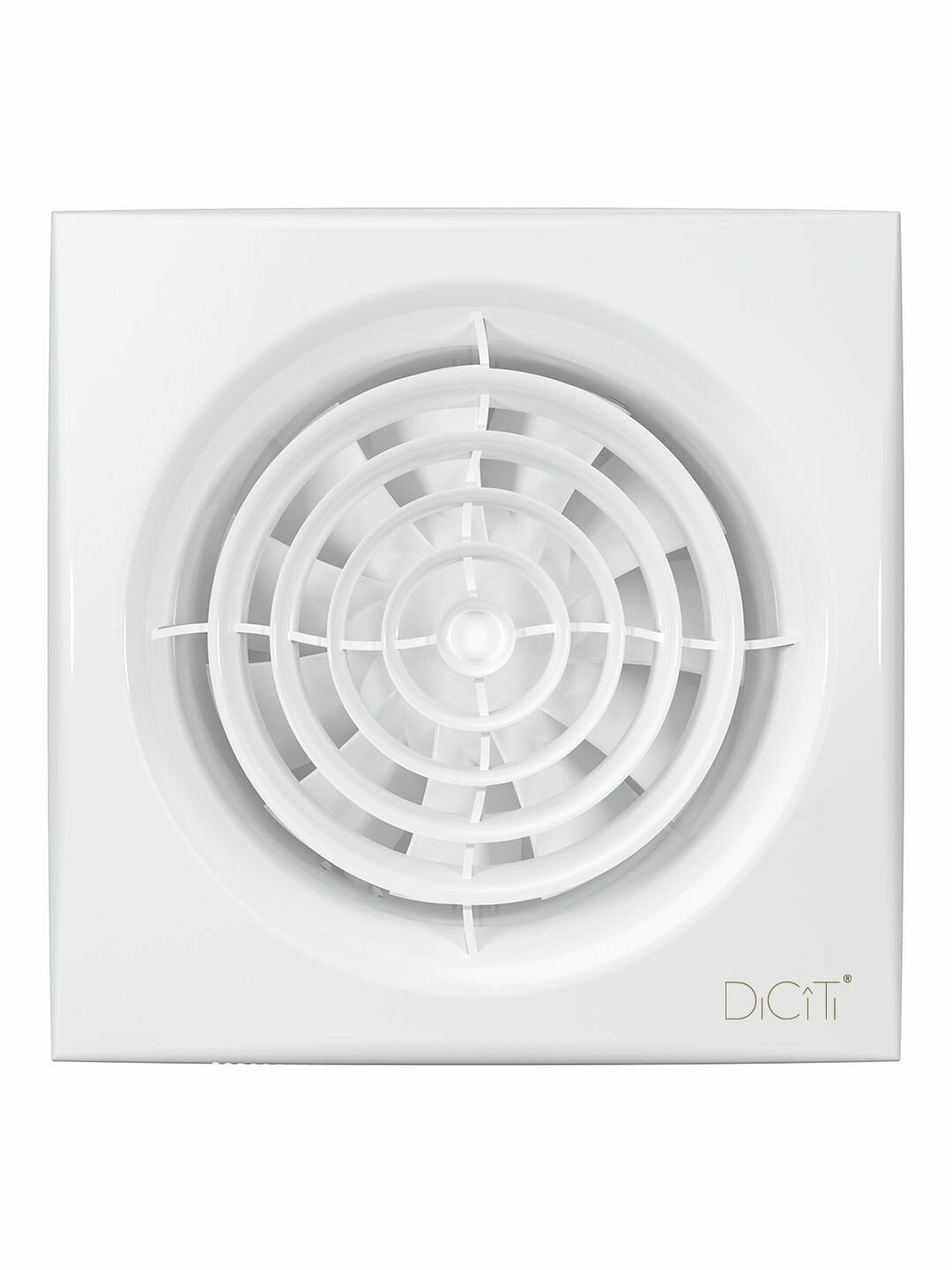 Вентилятор накладной AURA D125 обратный клапан DICITI