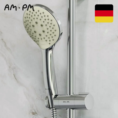 Изображение товара Душевая лейка AM.PM Gem, ABS-пластик, антиизвестковое покрытие, 3 режима, диаметр 110 мм