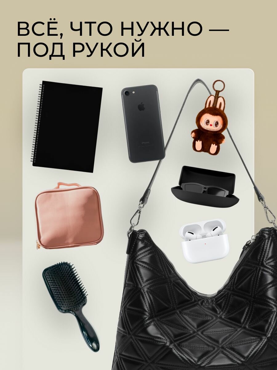 Сумка кросс-боди Daniele Patrici, черный — фото 1