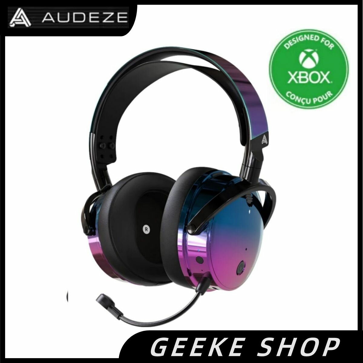 Игровая гарнитура Audeze Maxwell Wireless для Xbox Ultraviolet Edition, Аудиофильская игровая гарнитура